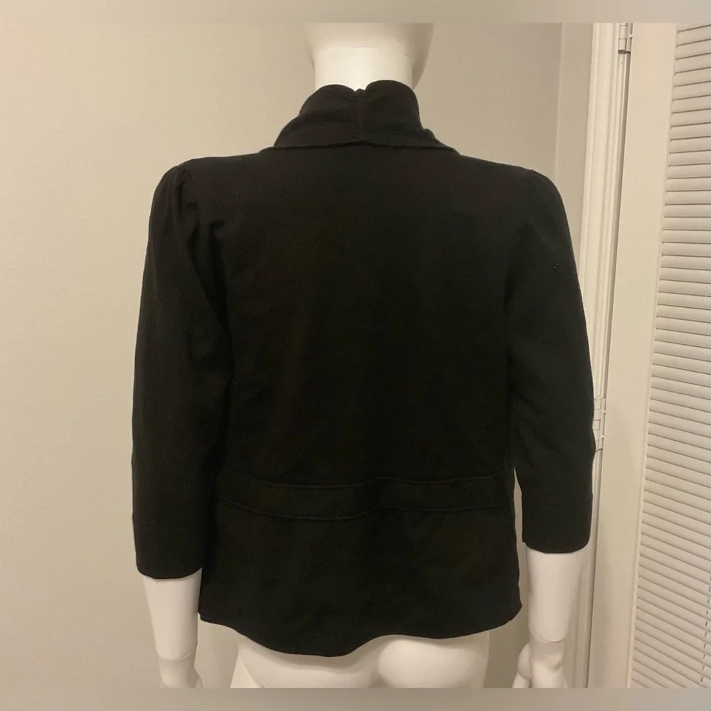WHBM open front drop cardigan…3/4 sleeve SZ -S
